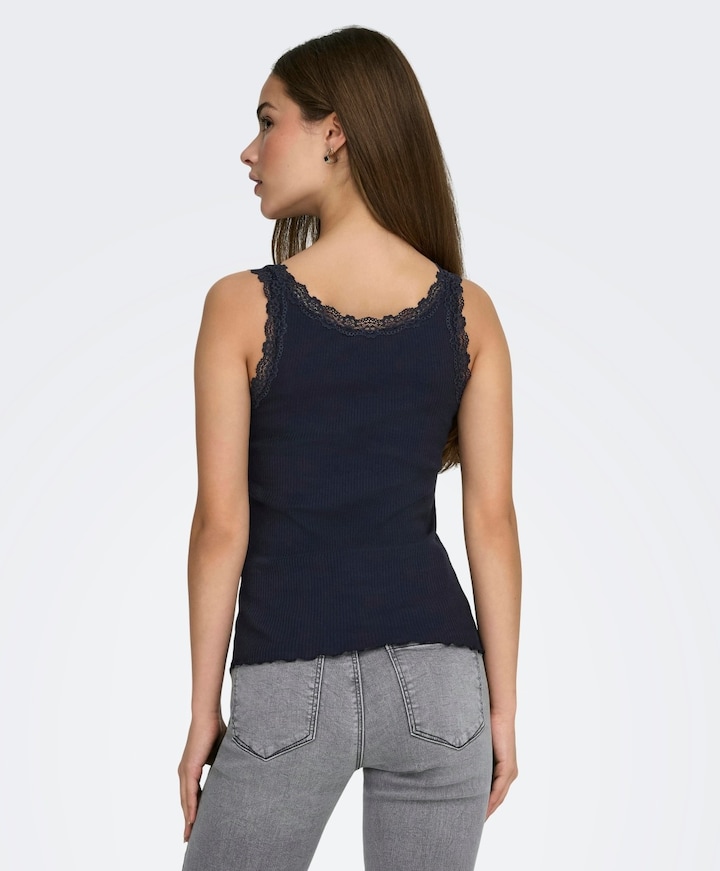 Dames top blauw