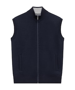 Heren vest blauw