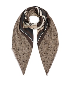 Dames sjaal bruin