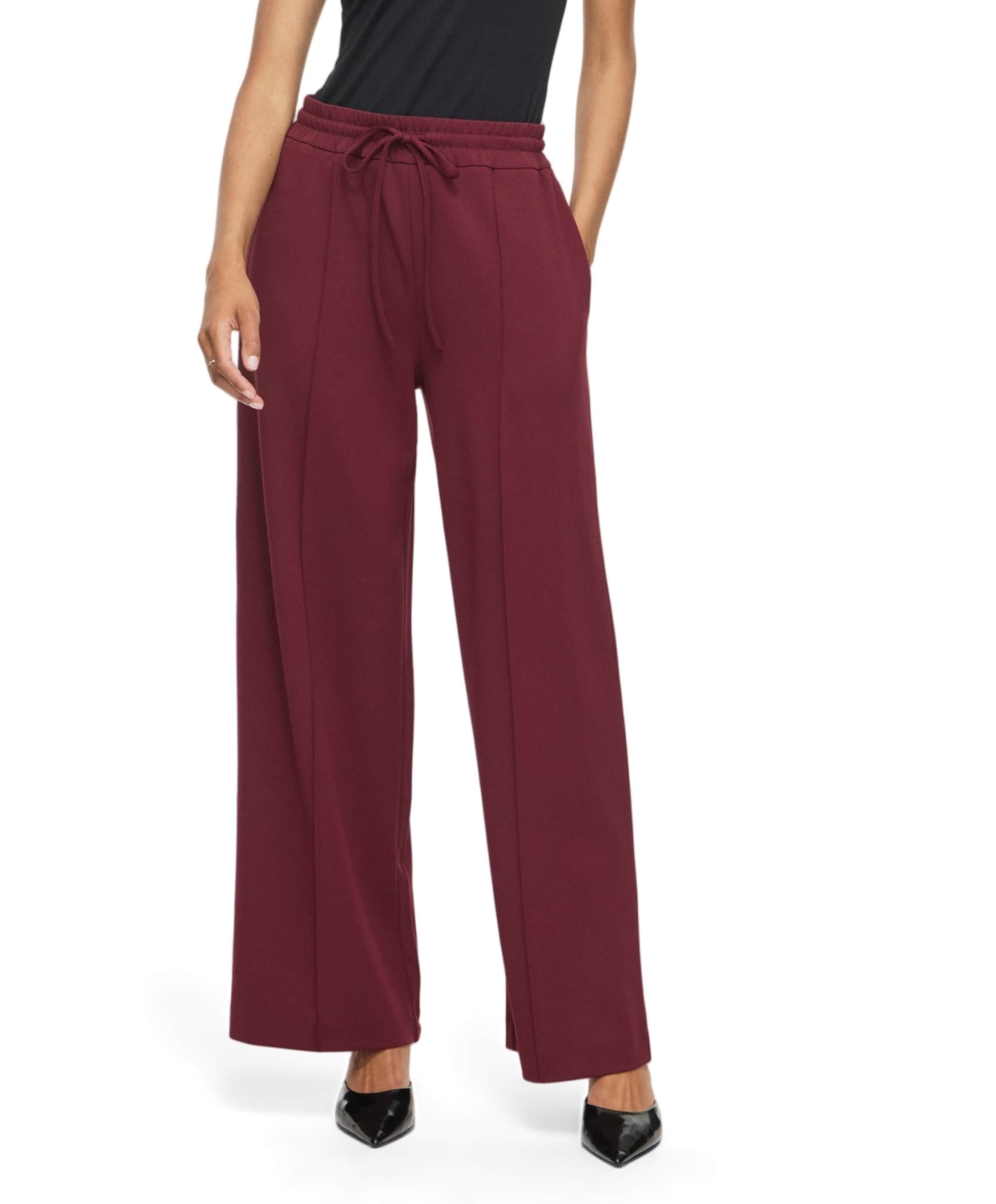 VICLUA HW WIDE PANTS-NOOS dames broek bordeaux