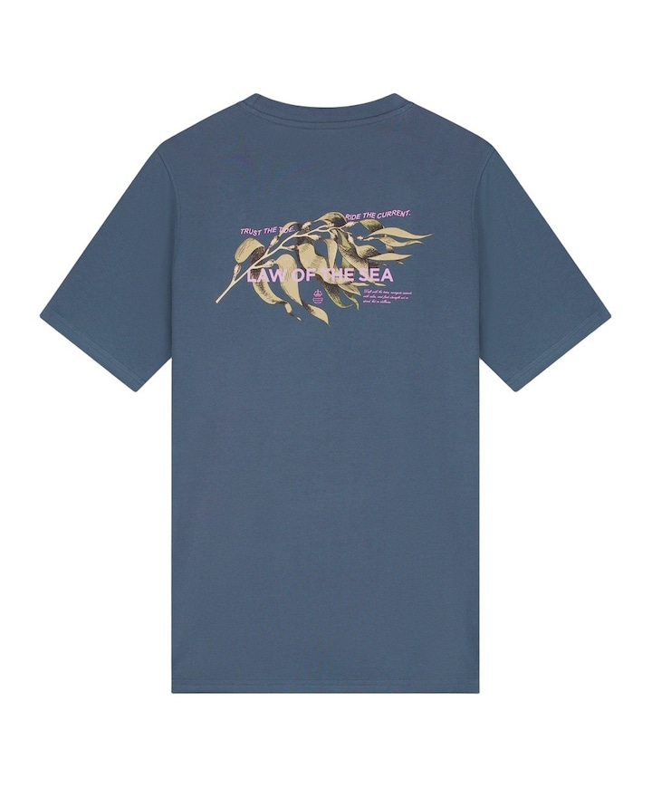 Heren T-shirt blauw