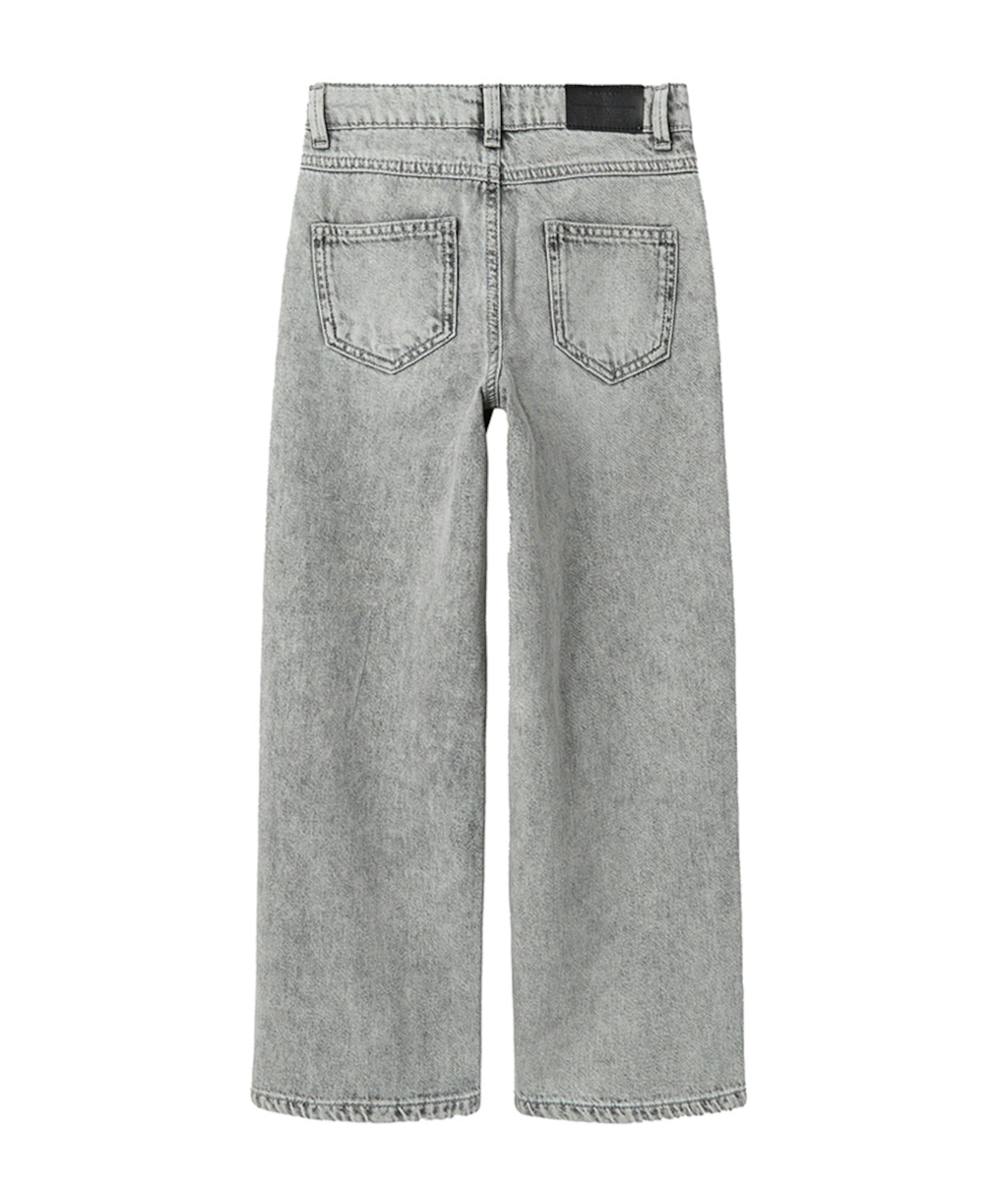 Nkfrose Hw Wide Jeans 1411-Te Noos, Lichtgrijs denim, 164 cm