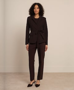 Dames blazer bruin