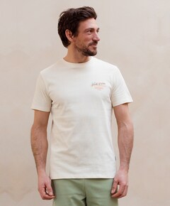 Heren T-shirt ecru