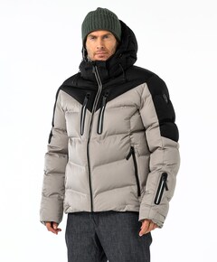 Heren ski-jas beige