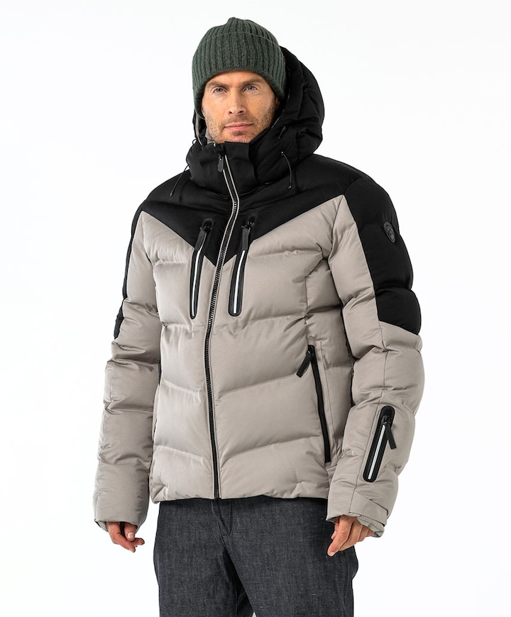 Heren ski-jas beige
