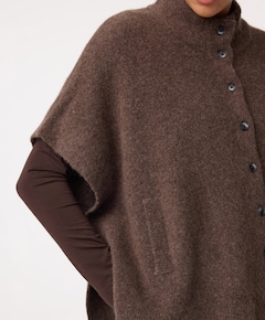 Dames cape bruin