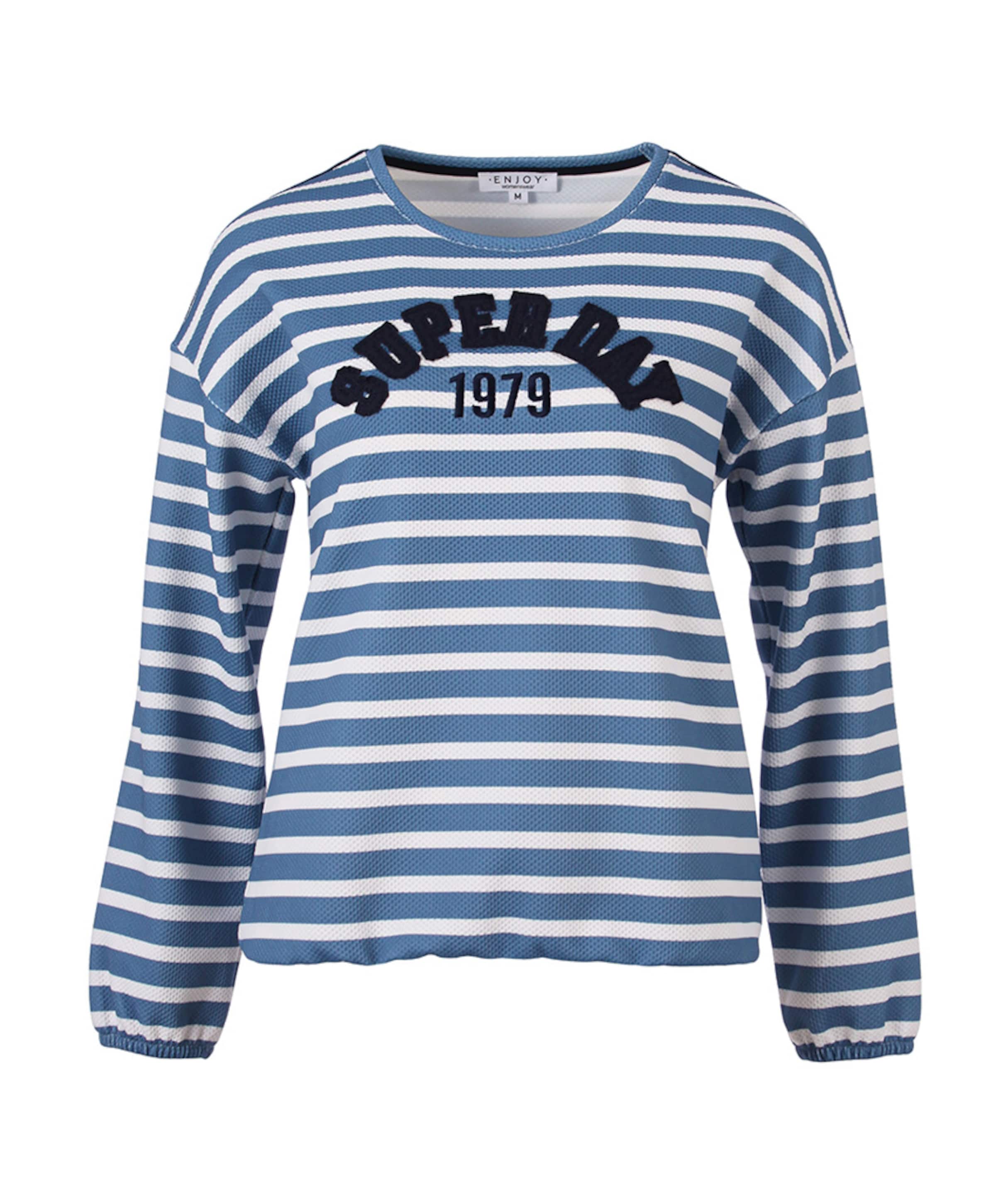 Dames longsleeve blauw