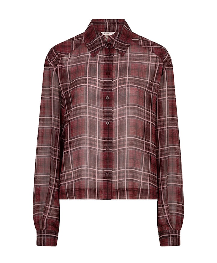 Dames blouse bordeaux