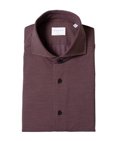 Overhemd lange mouw bordeaux