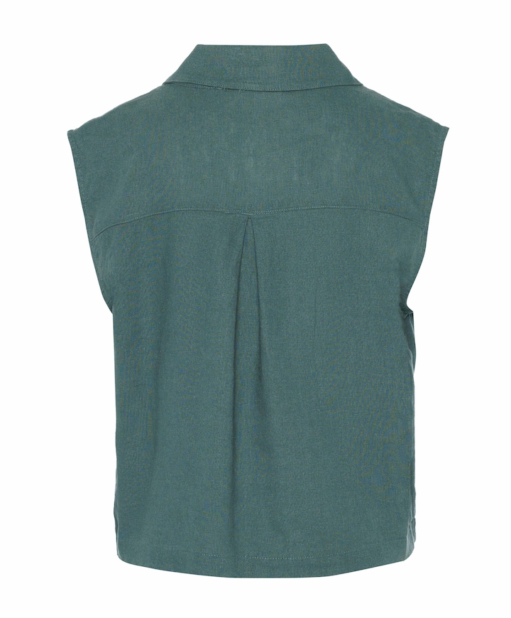 Dames gilet groen