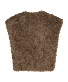 Dames gilet bruin