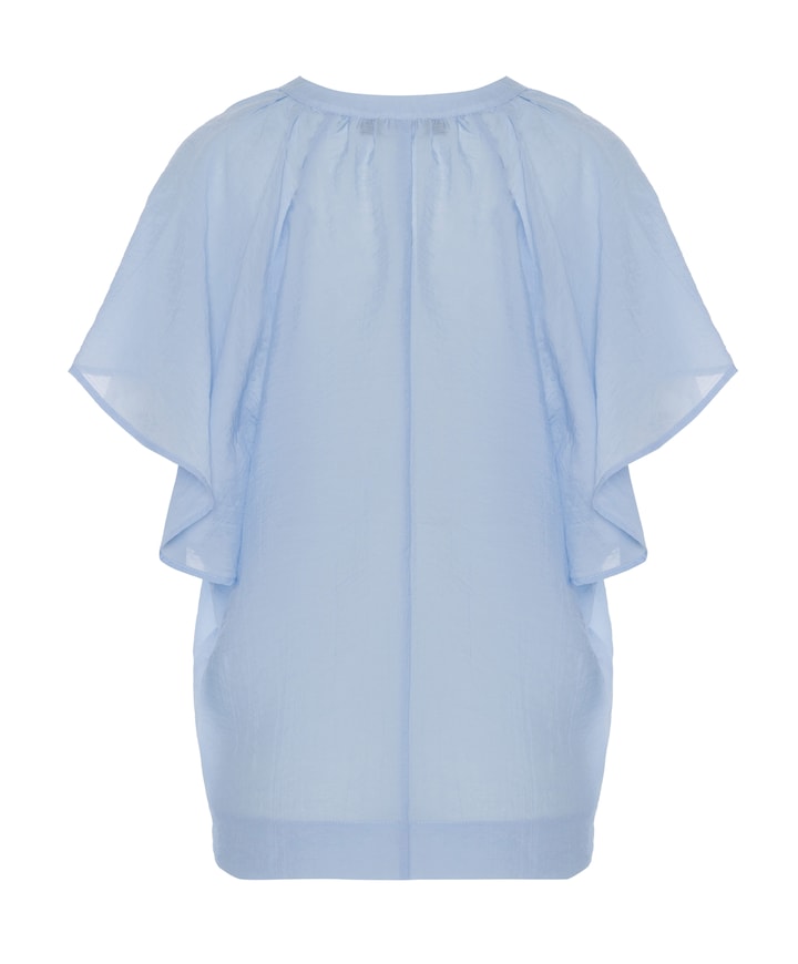 Dames blouse blauw