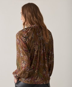 Dames blouse bruin