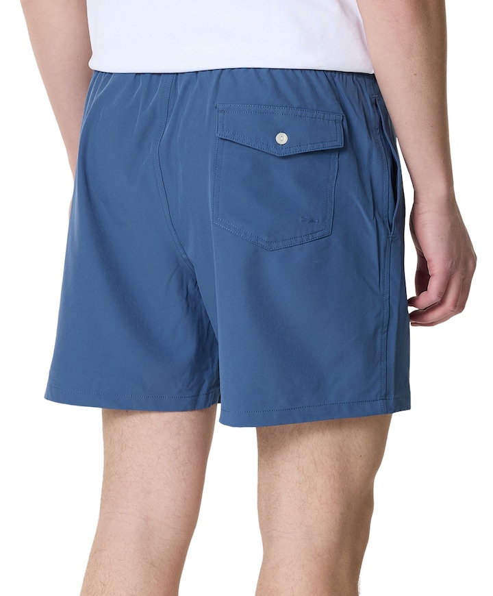 Woven Swim Bottom heren zwembroek blauw