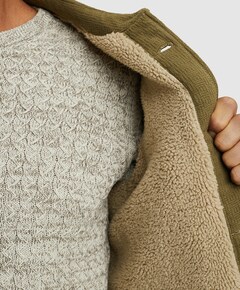 Heren overshirt groen