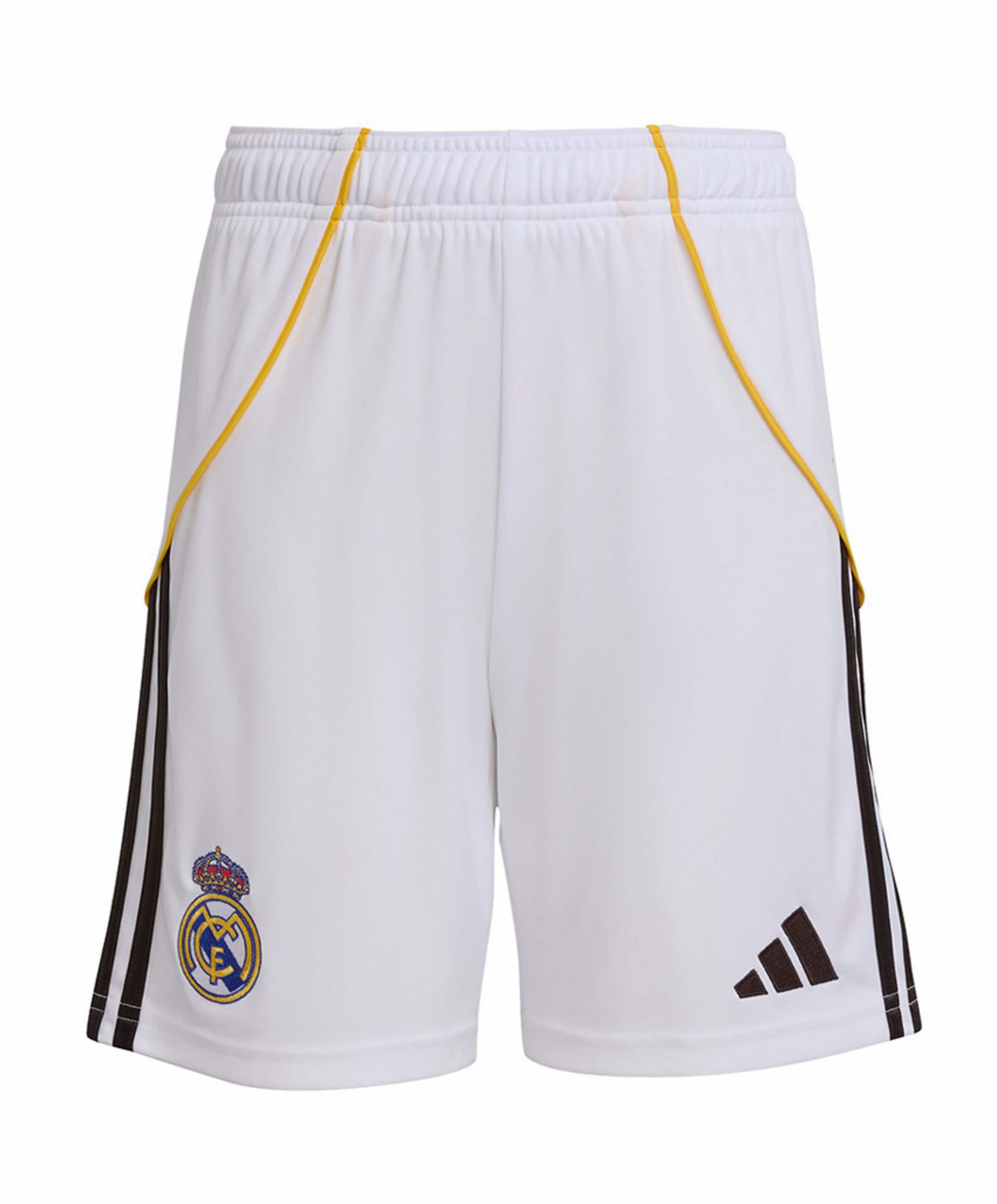 Real H Sho Y jongens short wit