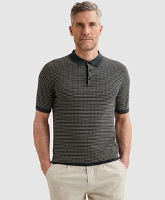 Heren polo blauw
