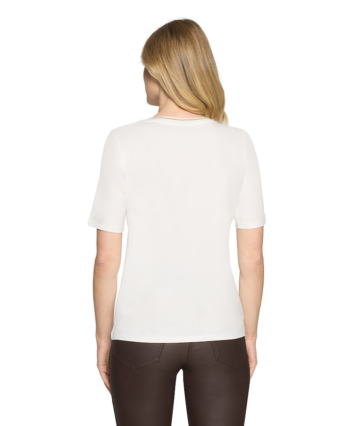 Dames t-shirt ecru