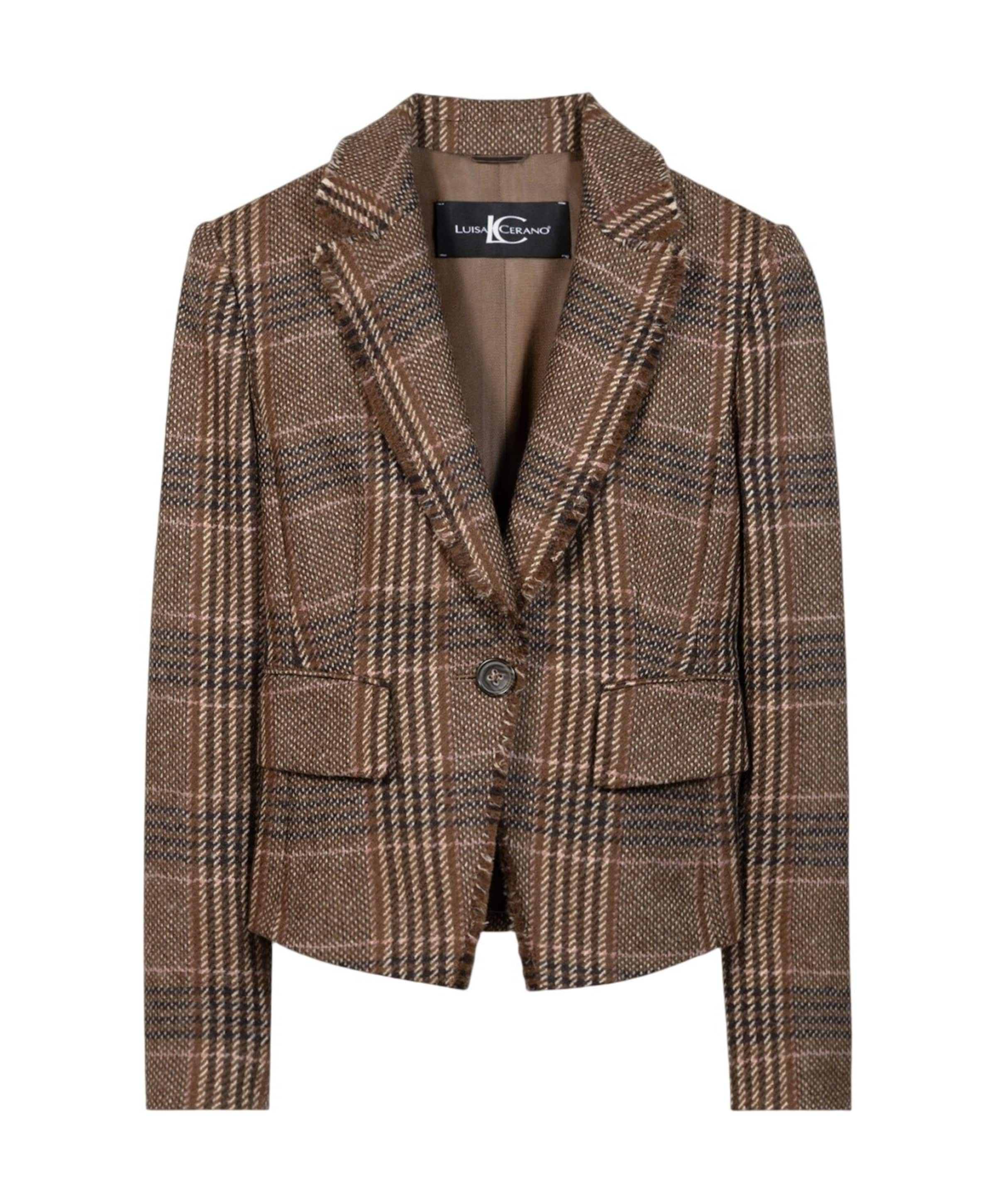 Dames blazer bruin