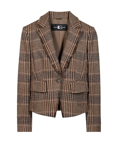 Dames blazer bruin