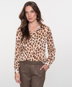 Dames blouse beige