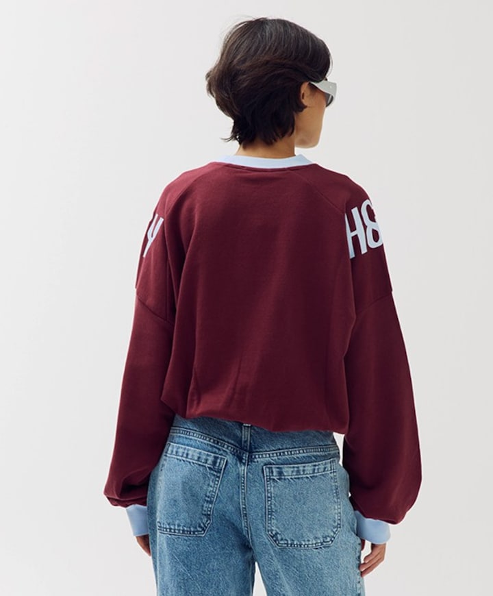 Dames sweater bordeaux