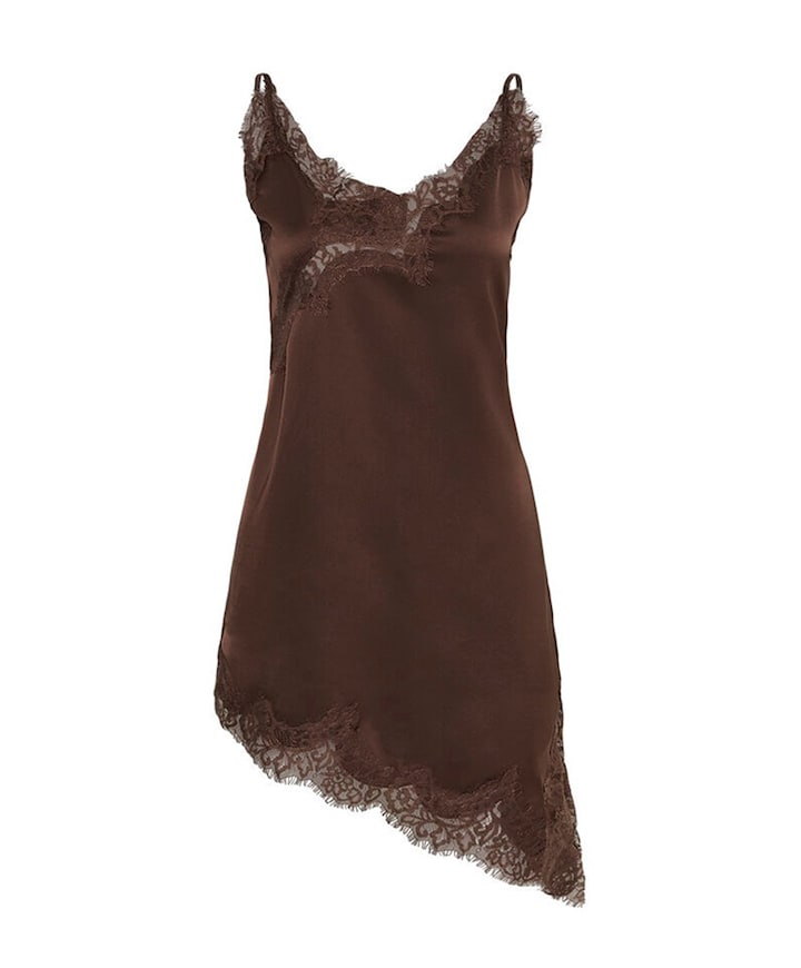 Dames jurk bruin