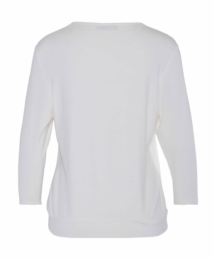 Dames longsleeve ecru