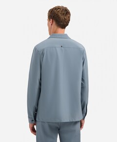 Heren overshirt blauw