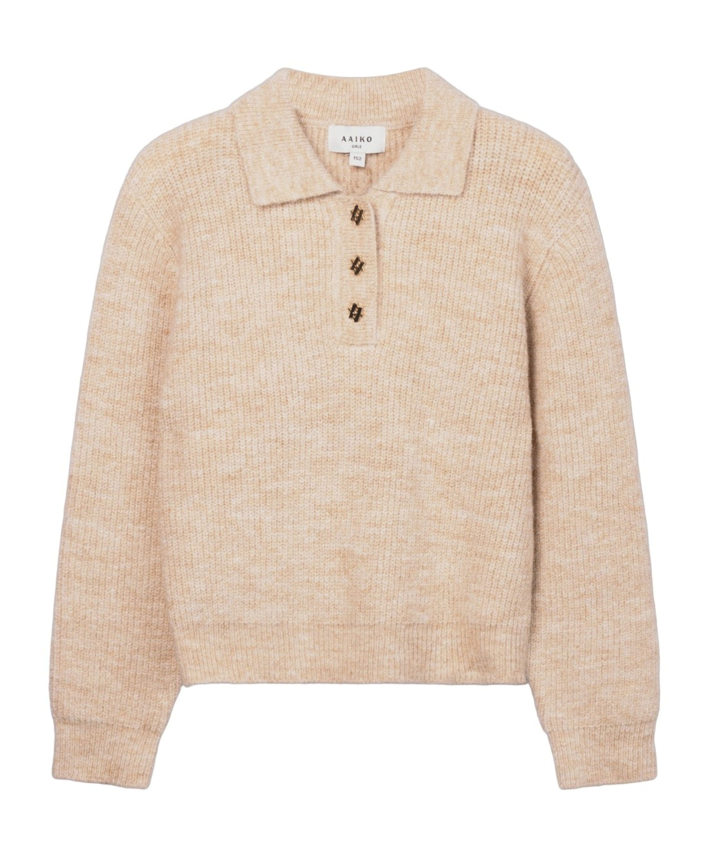 Meisjes sweater beige