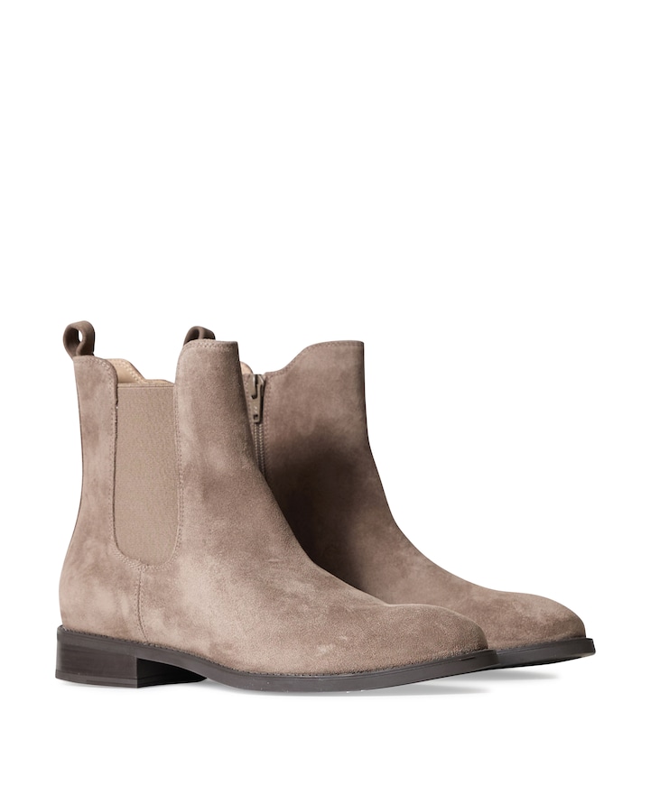 Barty  dames enkellaarzen beige