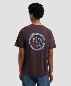 Heren T-shirt bruin