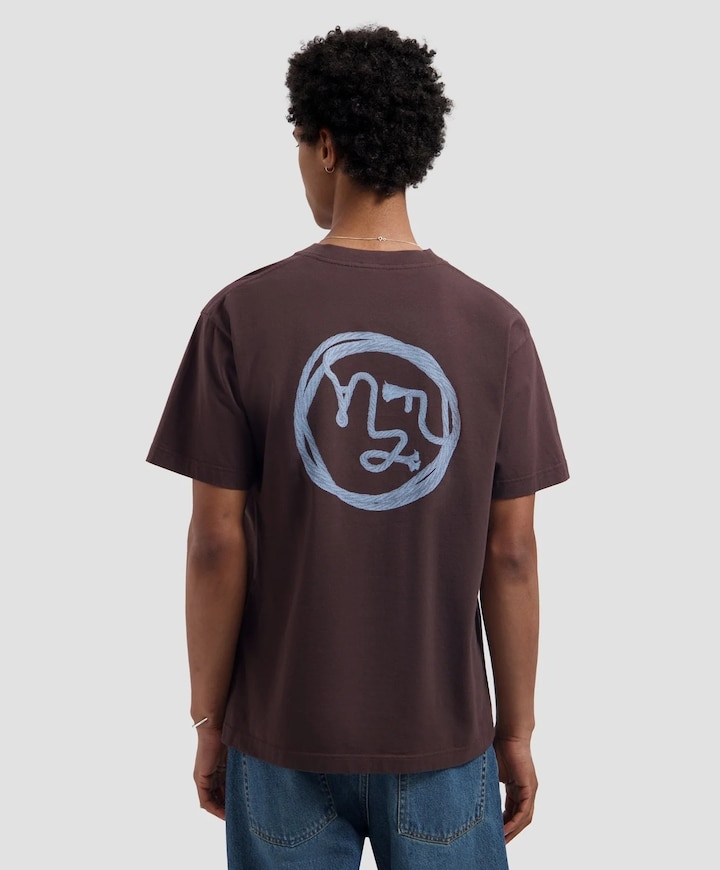 Heren T-shirt bruin