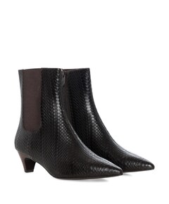 Women enkellaarzen bruin