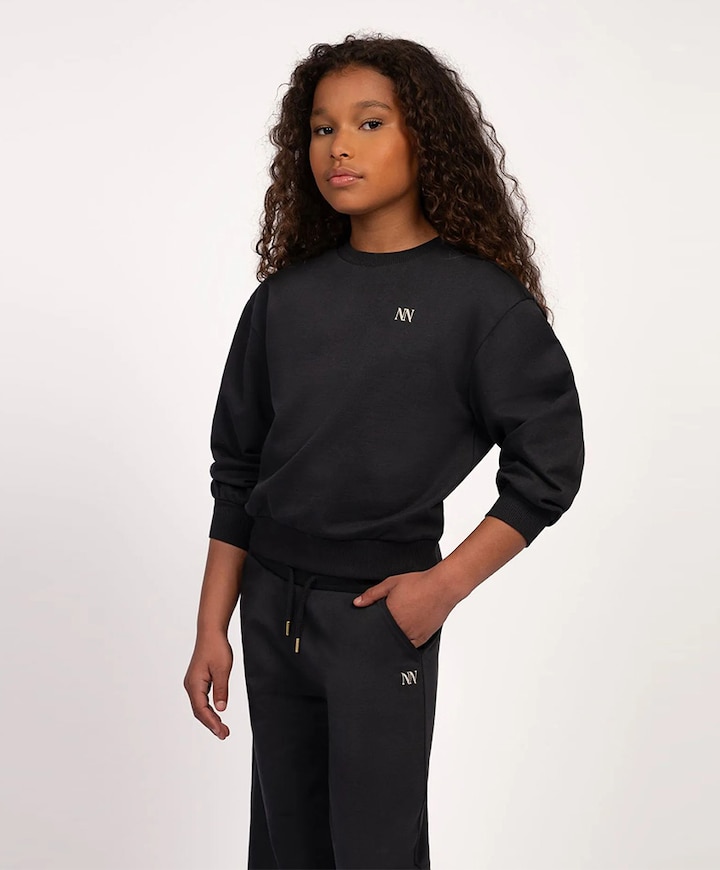 Meisjes sweater zwart