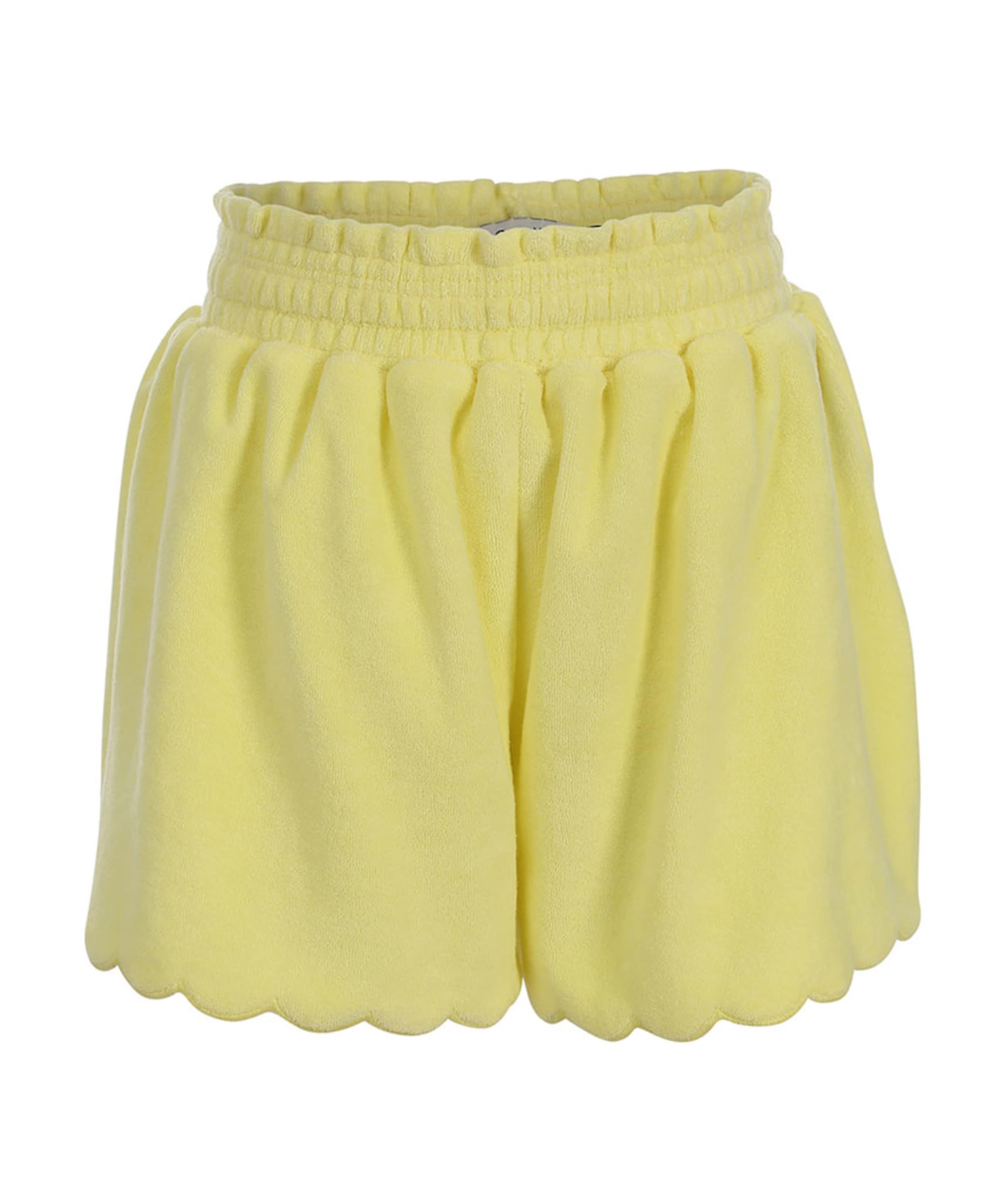 meisjes korte broek geel