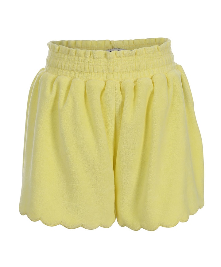 meisjes korte broek geel