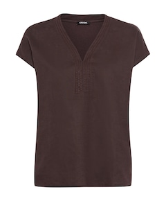 Dames T-shirt bruin