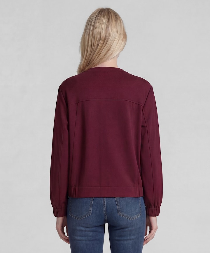 Dames jas bordeaux