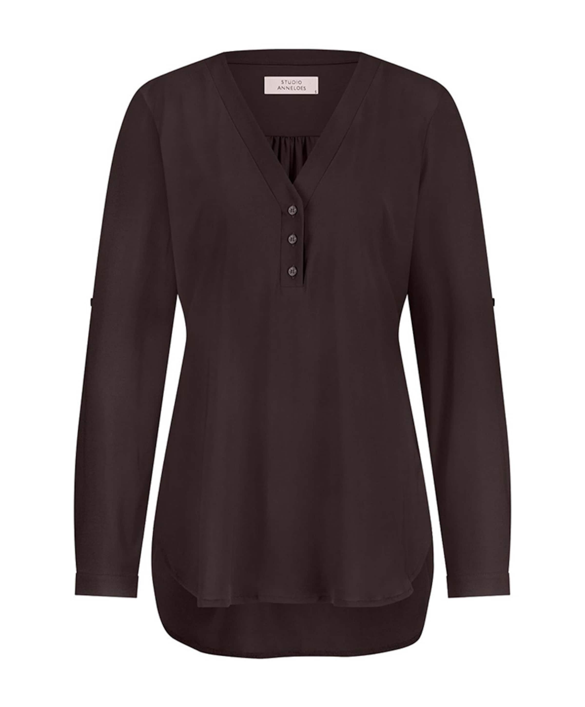 Dames blouse bruin