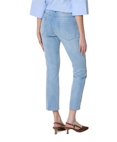 Sissy & Embroid Bleach dames jeans blauw
