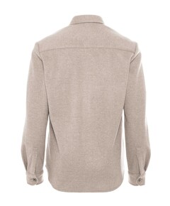 Heren overshirt beige