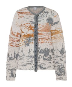 Dames vest grijs