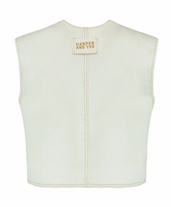 Gilet ecru