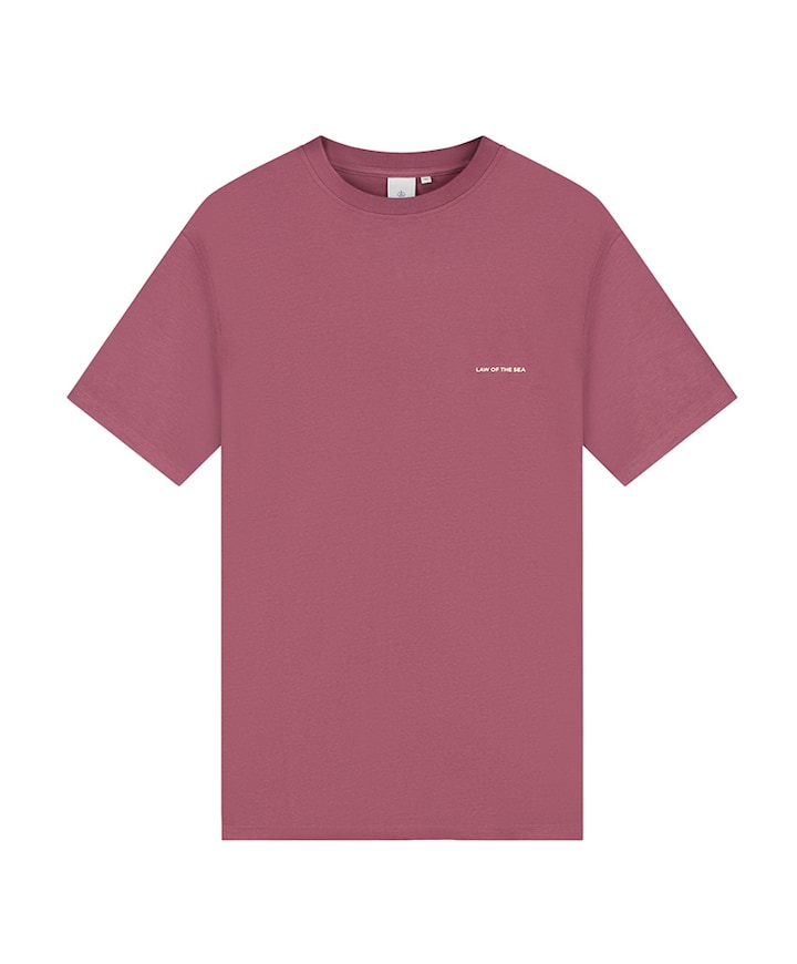 Heren t-shirt bordeaux
