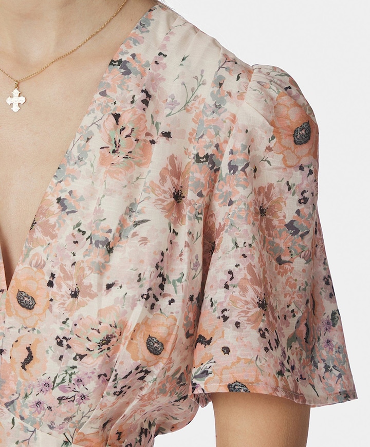 Dames jurk roze