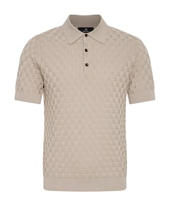 Heren polo beige