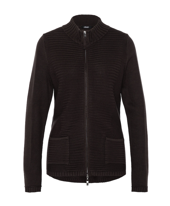 Dames vest bruin