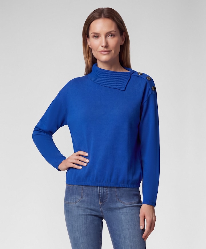 Dames trui blauw